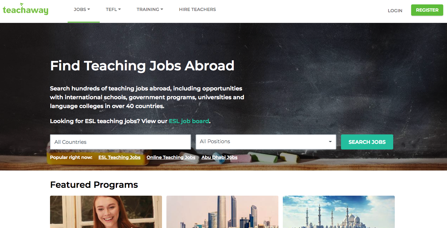 Here are the top 14 best websites for English teaching jobs abroad
